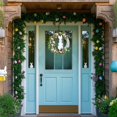 thumbnail image 1 of Riforla Easter Bunny Wreath Festive Floral Decoration for Home Easter & Spring Wreath B, 1 of 4