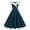 ☪234-Green, variant on Womens 1950s Retro Vintage Sleeveless V Neck Midi Cocktail Dress Wedding Guest Party Dress Off Shoulder Formal Prom Aline Midi Dresses