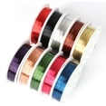 thumbnail image 3 of Bewildely Rollo de cuentas, autoensamblaje de cobre, alambre de 1mm, accesorios de joyería elásticos coloridos, cordón de cuerda, accesorio para collar Artesanía Plata 1.0 mm/1.5 m/rollo Bewildely HA080355-01, 3 of 6