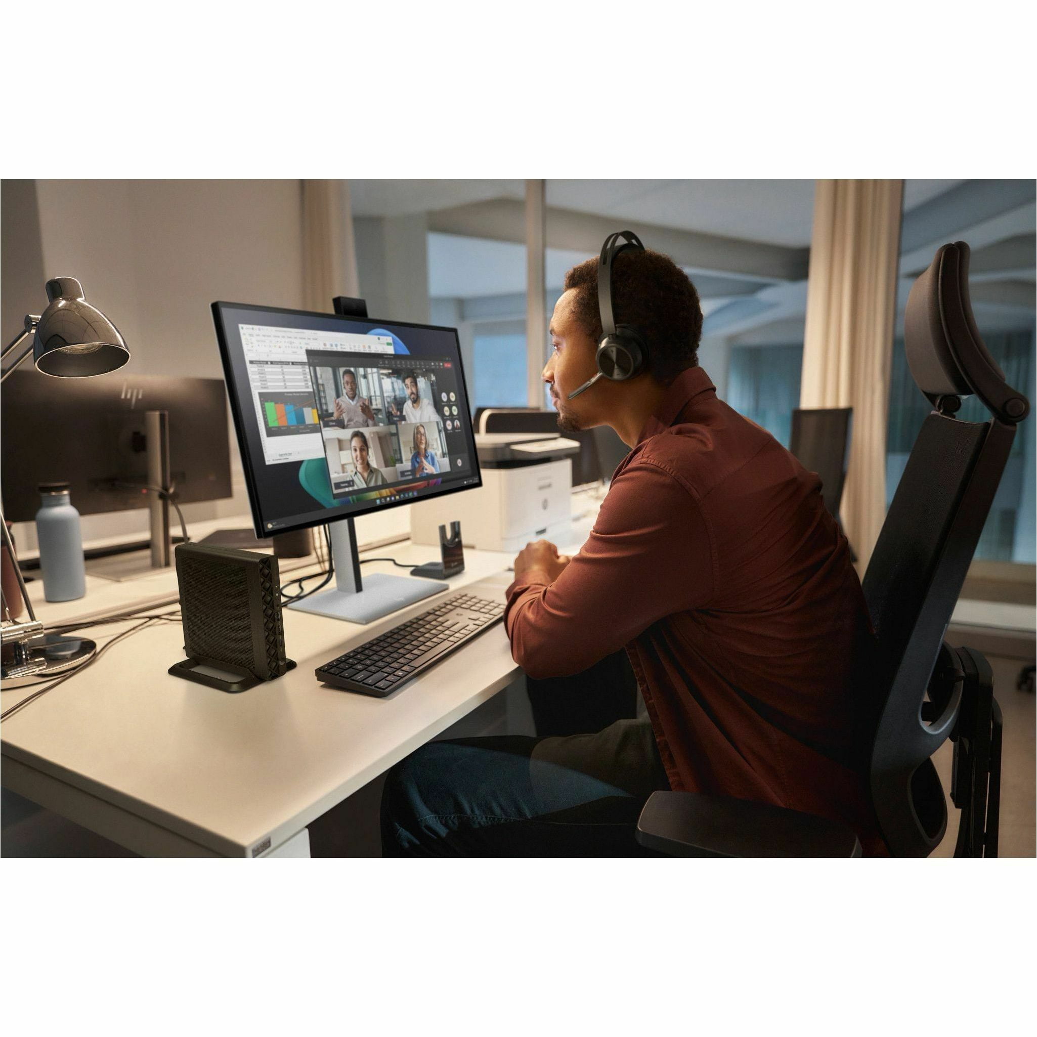 HP EliteDesk 8 G1i Desktop Computer, Intel Core Ultra 5 235T, 16 GB, 256 GB PCI Express NVMe SSD, Mini PC