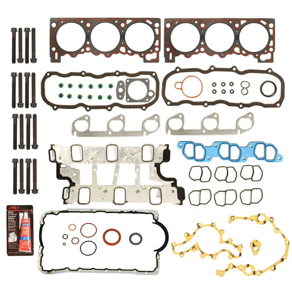 Evergreen FSHB8-20301 Full Gasket Set Head Bolts Fit 97-00 Ford Mazda B4000 4.0L 244CID OHV VIN X