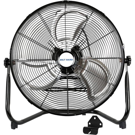 BILT HARD 4650 CFM Wall Mounting Ventilation Fan, Black