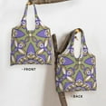 thumbnail image 3 of ZNDUO Women Tote Bag, Casual Handbags Big Capacity Shopping Shoulder Bag- Geometric Mandala Kaleidoscope Fractal Pattern, 3 of 7