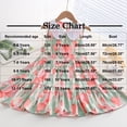 thumbnail image 3 of LOVZFMLL Robe d'Été à Imprimé Floral pour Filles Manches Courtes Col Rond Jupe Princesse, 3 of 3