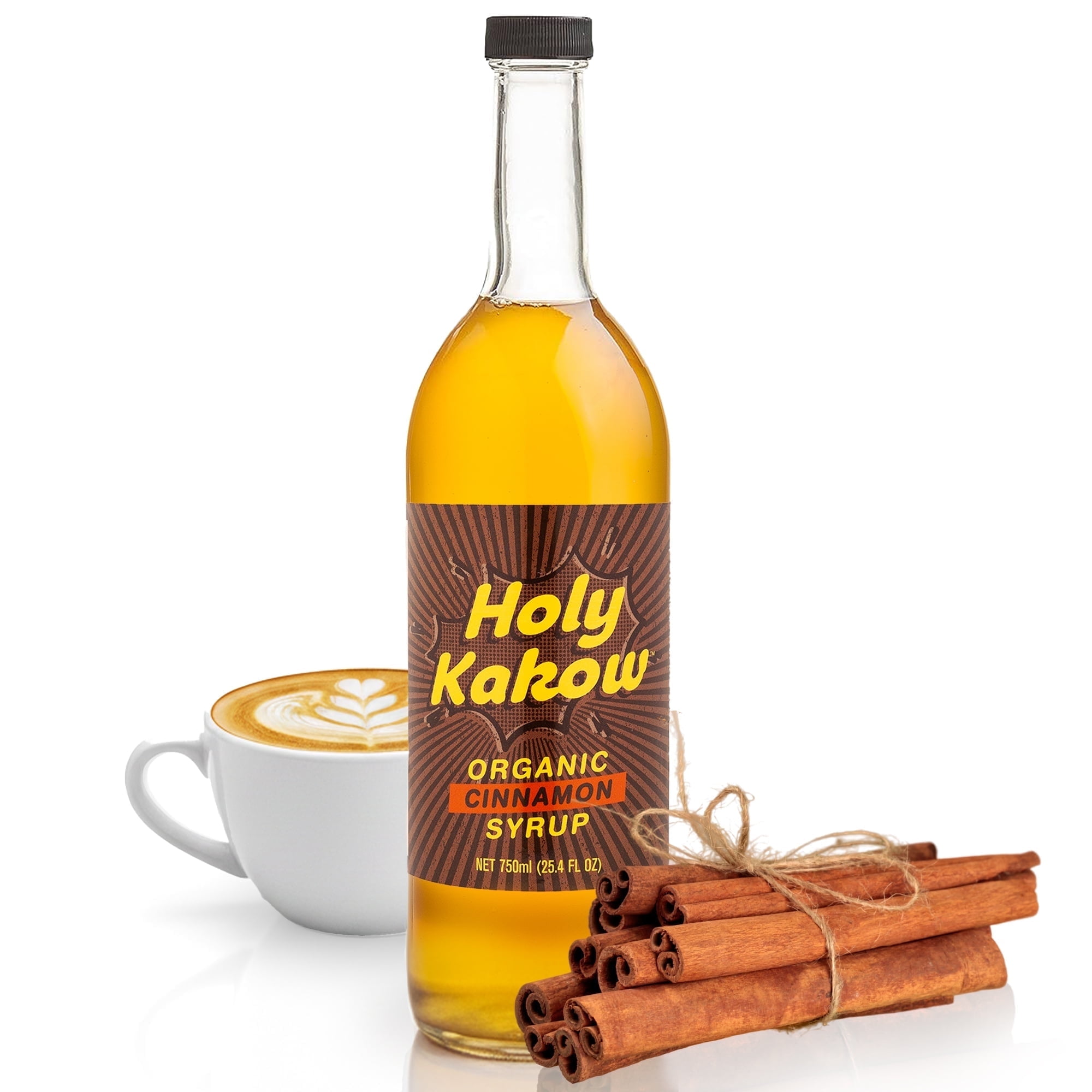 Holy Kakow Organic Gingerbread Syrup for Coffee & Holiday Drinks