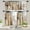 Beige, variant on Kitchen Curtains and Valances Set 3 Piece Kitchen Curtains 36 Inch Length Small Kitchen Window Curtains Over Sink Blue Grey Modern Abstract Art Window Treatment Tiers for Window Decor, Blue