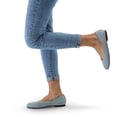thumbnail image 4 of Rexoro Women's Flats Shoes Round Toe Breathable Knit Shoes Comfortable Slip on Casual Ballet Flats, 4 of 7