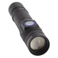 thumbnail image 2 of Ultraviolet Flashlight Zoomable UV Detection Lamp Waterproof LED Flashlight 300‑395nm Wavelength, 2 of 9