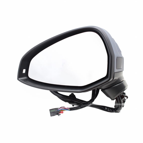 For Audi A4 Allroad 2017 2018 Door Mirror Driver Side | Power | Heated | w/Signal | w/ Side Assist | Paint To Match | Replacement For 8W1857409T9B9 | AU1320136