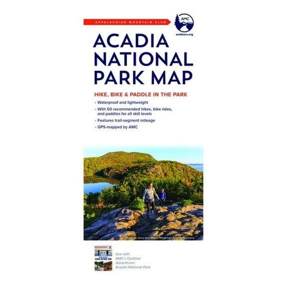 Acadia National Park Map, (Paperback)