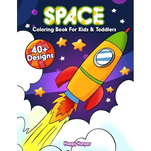Space Coloring Book, (Paperback)