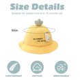thumbnail image 3 of Sombrero de pescador para niños con circunferencia de sombrero de 50-52cm, bonito sombrero con forma de frutero, sombrero para el sol con protección solar para salida de verano, 3 of 6