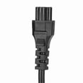thumbnail image 4 of 5‑15P Male to IEC320 C5 Female Power Cord 18 AWG 0.3m AC Power Short Cord for Computers, 4 of 4