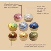 Glitter Dumpling Squishy,Dumpling Squishy, Glitter Mystery Dumplings Box, Colorful Dumplings Stress Balls Fidget Sensory,Limited Edition Squeezable Bun Stress Relief Fidget Toys Great Gifts