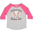 thumbnail image 3 of Inktastic Great Aunt Loves Me Boys or Girls Toddler T-Shirt, 3 of 5