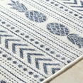 thumbnail image 4 of Hauteloom Zaida Living Room, Bedroom Patio Outdoor Area Rug - Traditional - Cream, Blue, Black - 5'3" x 7'7", 4 of 5
