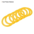 thumbnail image 4 of Uxcell 4cm Plastic Carnival Ringtoss Rings Hoop Party Favor Game, Yellow 12 Pack, 4 of 5