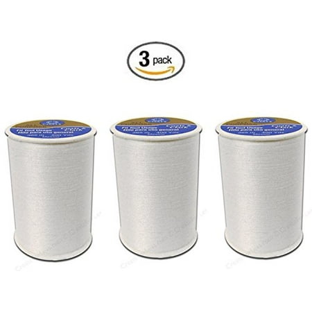 coats clark all purpose thread 400 yards white one spool of yarn