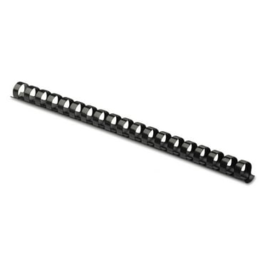 52327 Fellowes Plastic Comb Bindings, 5/8" Diameter, 120 Sheet Capacity, Black, 100 Combs/Pack
