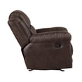 thumbnail image 5 of Lexicon Hazen Microfiber Rocker Reclining Chair in Dark brown, 5 of 15