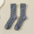 thumbnail image 2 of Wool Socks for Women, Winter Warm Thick Crew Knit Socks Vintage Cozy Soft Cute Christmas Gifts, 2 of 3