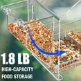 thumbnail image 3 of ZLight Window Glass Bird Feeder With Strong Suction Cups For Bird Enthusiasts Window Glass Bird Feeders, 3 of 6