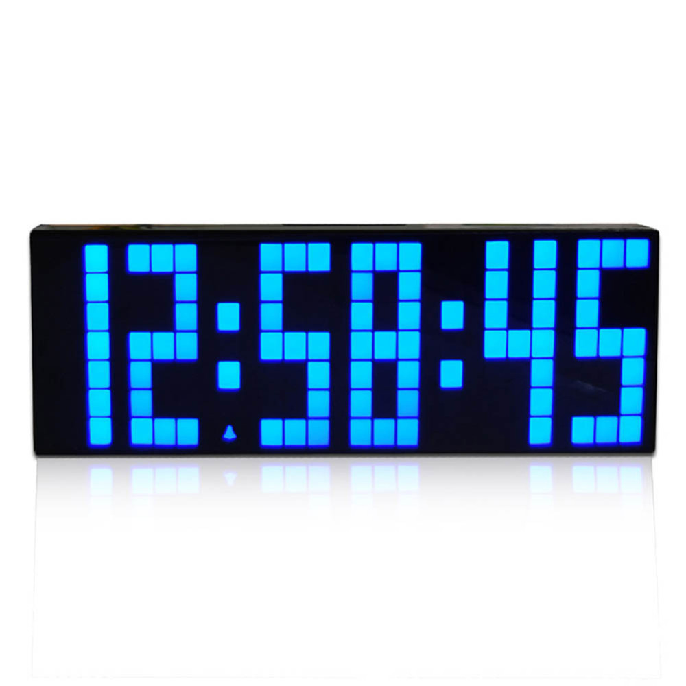 Digital LED Wall Clock Multifunction Desktop Alarm Clock with Calendar