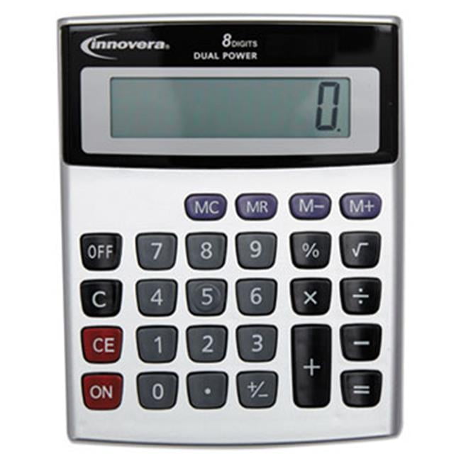 8-Digit LCD Innovera 15925 Portable Minidesk Calculator 
