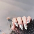 thumbnail image 4 of serony 2pcs 6ml Silver Mirror Effect Nail Polish Top Coat Nails Art Tips Nail Polish Set, 4 of 8