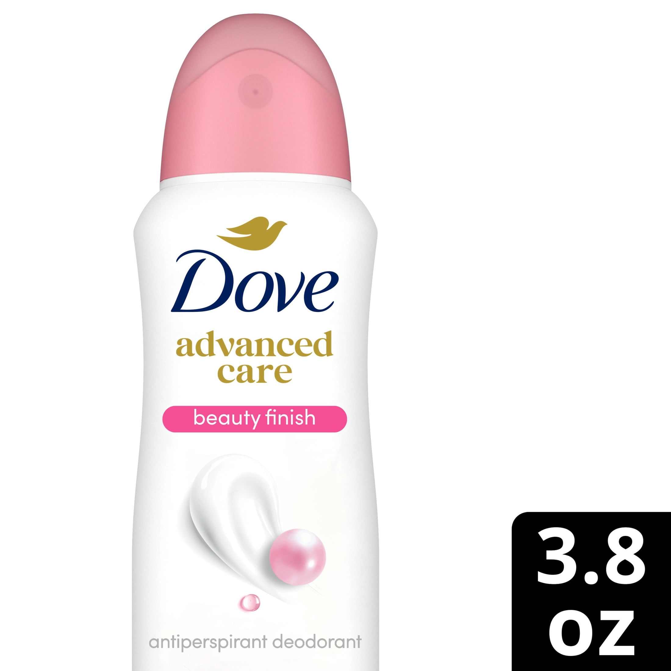 Dove Advanced Care Antiperspirant Deodorant Spray For Women Beauty Finish 72-Hour Sweat And Odor Protection ,3.8 oz Twin Pack