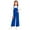 Blue, variant on Girls Boys Overalls Adjustable Strap Loose Fit Jumpsuits Casual Bib Overalls Hot Pink 12 Years