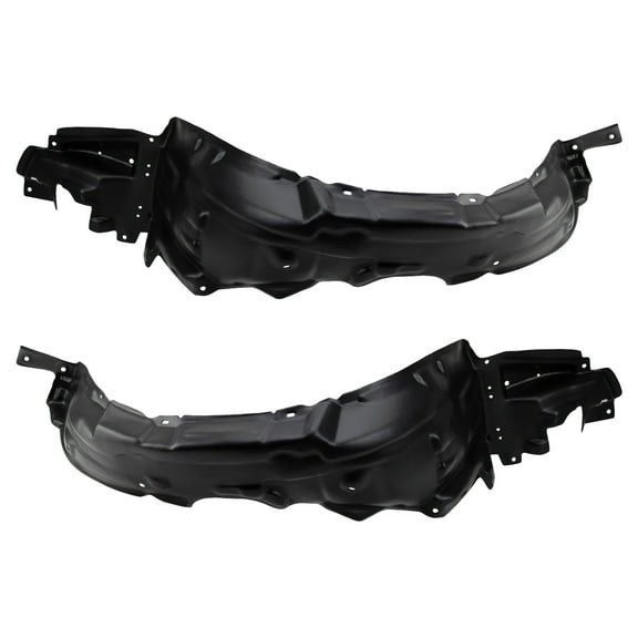TRQ Front Inner Fender Liner Set Fits 2004-2009 Toyota Prius BDA06601