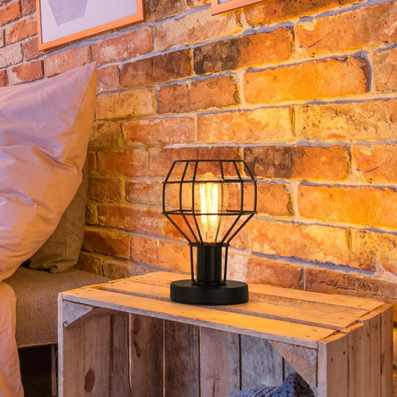 8.8-Inch Tall SMALL Cage Table Lamp