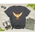 thumbnail image 2 of Cute Cool Flying Owl Bird of Night Hooter Owlet Owleez Bird T-Shirt Owl Lover Gift T Shirt for Men Women Kids Boys Girls Graphic Tshirt, 2 of 8