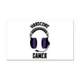 thumbnail image 1 of CafePress - Hardcore Gamer - Rectangle Car Magnet, 1 of 1