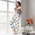 thumbnail image 5 of Salouo Panda And Rainbow Print Women's Pajama Pants Casual Loose Sweatpants PJs Flowy Pants Drawstring Palazzo for Women Wide Leg Pants Lounge Pajama -Large, 5 of 8