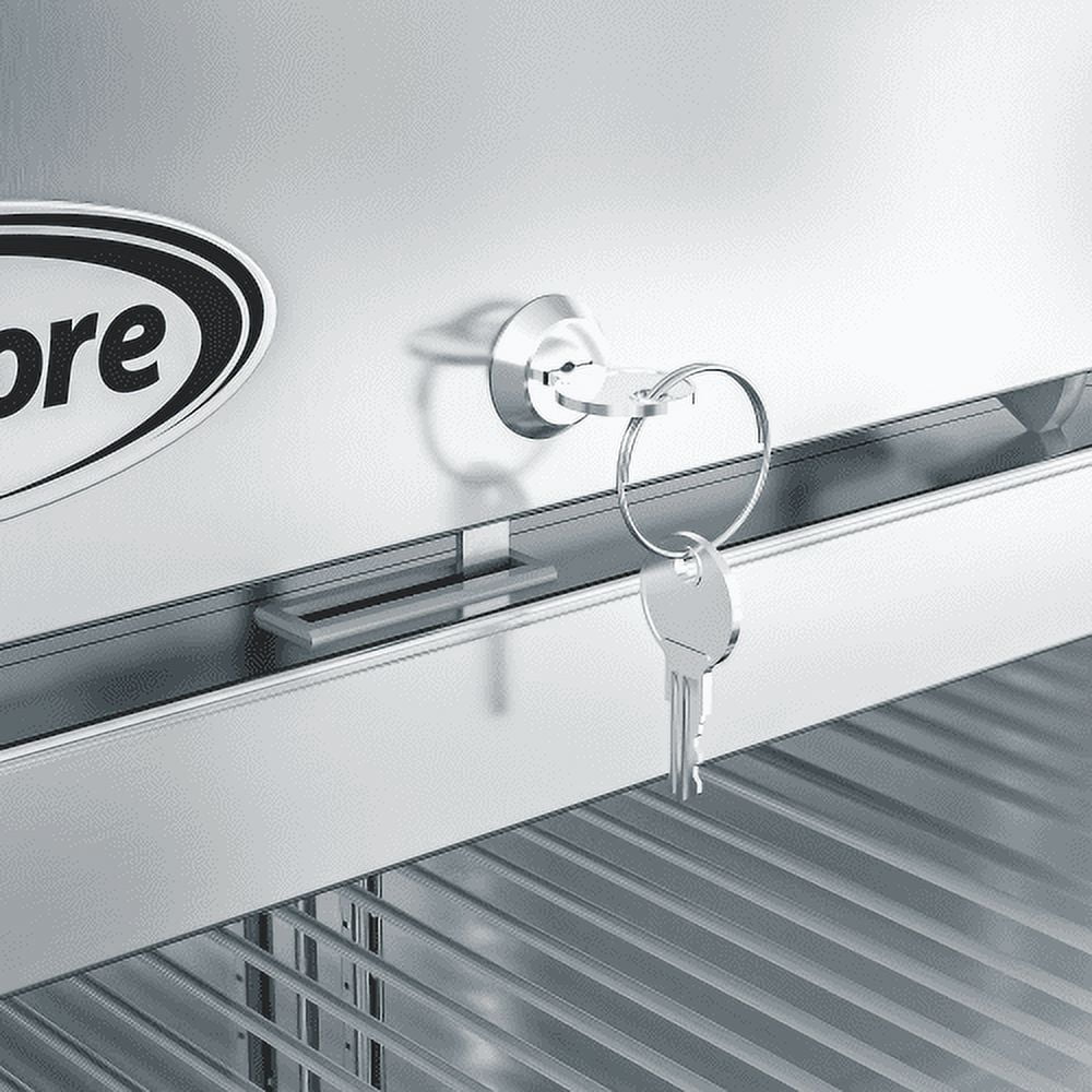 KoolMore 29 in. One Glass Door Reach-In Freezer 23 Cu. ft.