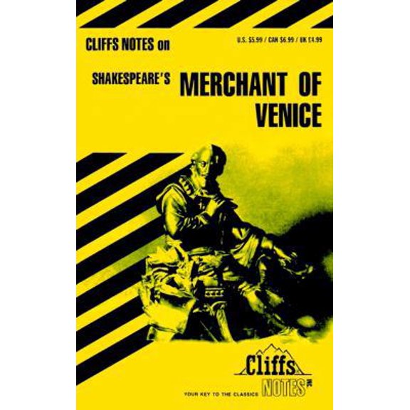 Pre-Owned The Merchant of Venice (Cliffs Notes) (Paperback) 0822000520 9780822000525