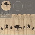 thumbnail image 2 of VHC Brands Kettle Grove Door Panel with Attached Crow and Star Valance 72x40, 2 of 4