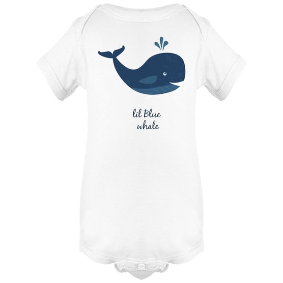 Lil Blue Whale Doodle Bodysuit Infant -Image by Shutterstock,  6 Months