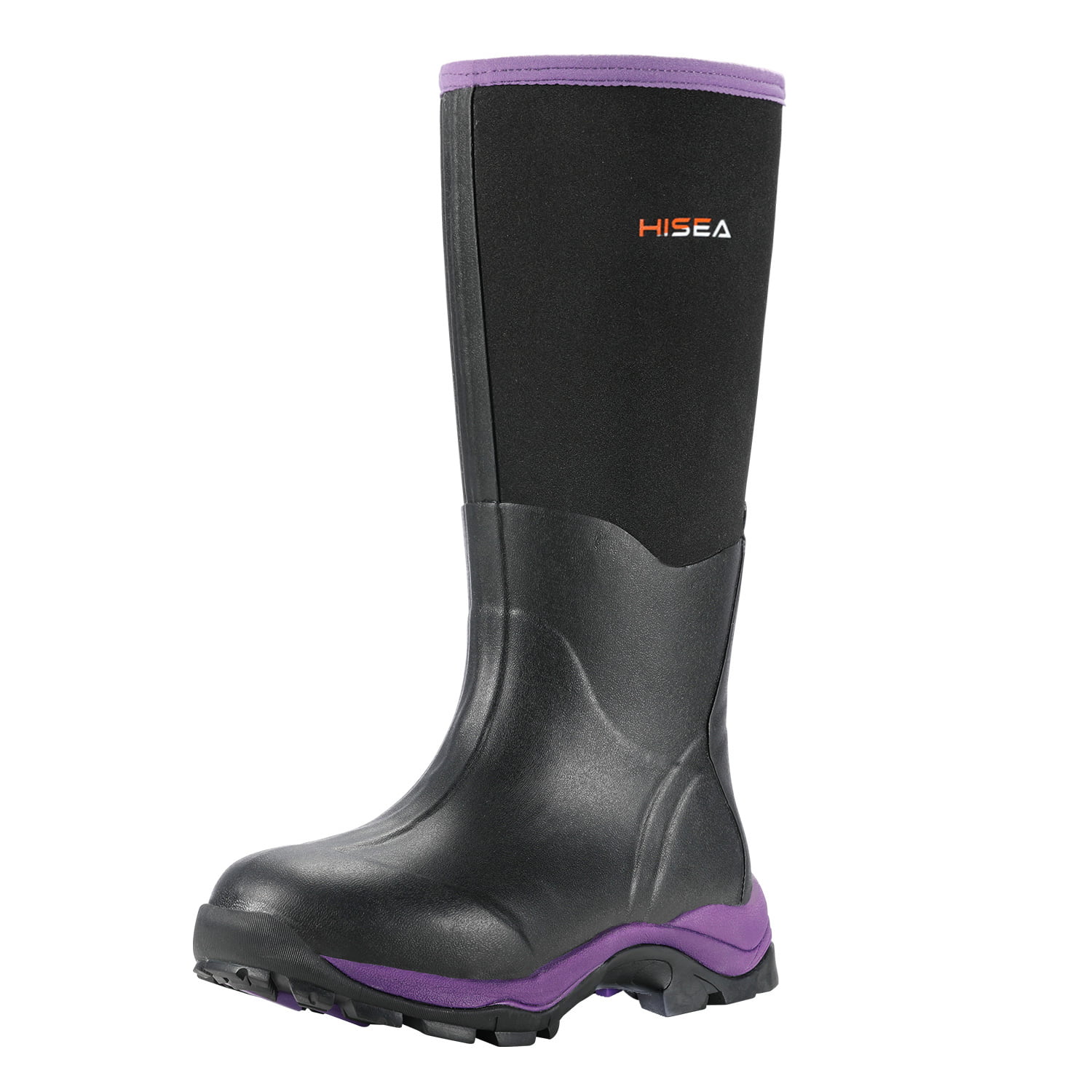 HISEA Women Rain Boots Insulated Rubber Muck & Mud Platform Boots Hunting Boots 