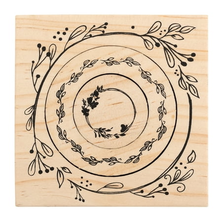 UPC: 0191518034189 | Nesting Circle Wreath Wood Stamp Set by Recollections™