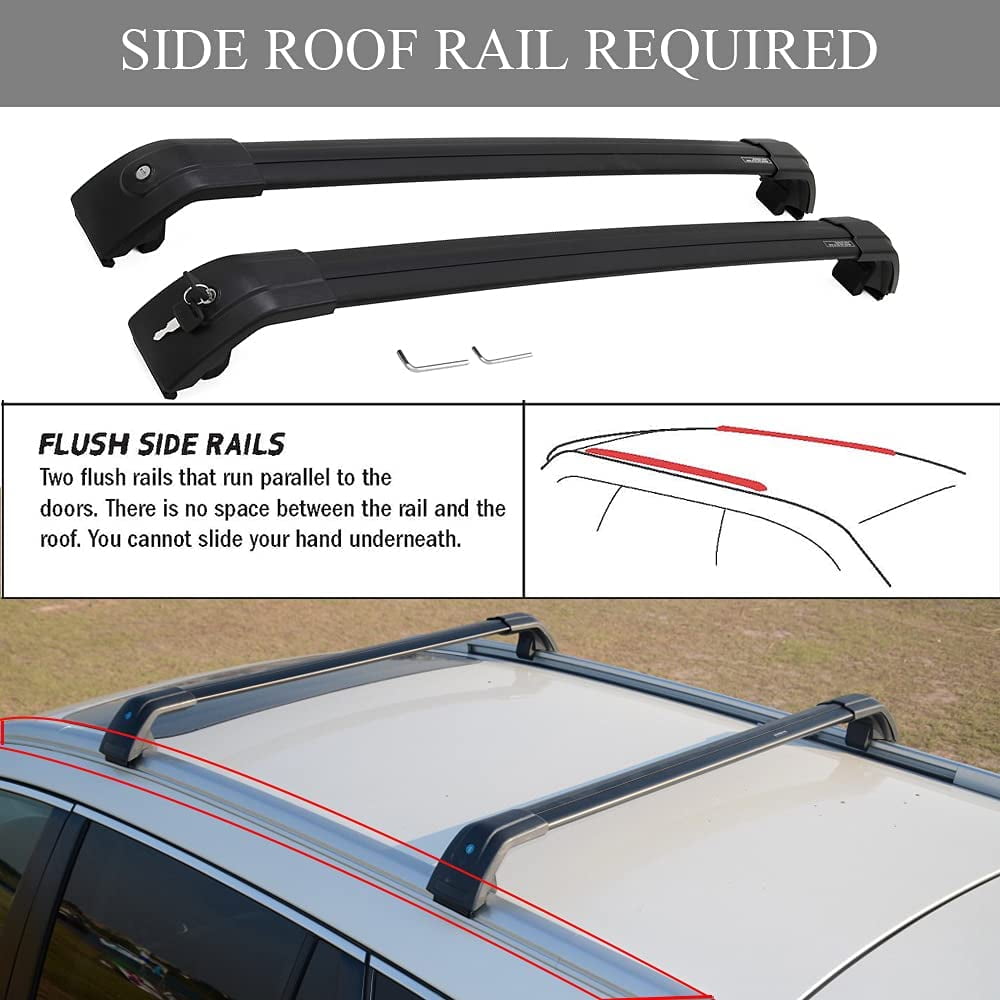 NIXFACE Cross Bars Roof Rack Fit for Chevrolet Chevy Tahoe u0026 GMC Yukon u0026  Yukon XL 2021 2022 2023 Cargo Carrier Crossbar Accessories - Walmart.com