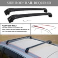 thumbnail image 2 of NIXFACE Roof Racks bar for 2020-2023 VW Volkswagen Atlas Cross Sport Roof Rail Luggage Cargo Carrier Lockable Accessories, 2 of 4