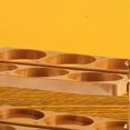 thumbnail image 5 of Portable Portable Beer Bottle Rack Pure Color Foldable Beverage Storage Rack Picnic Beer Handle Basket, 5 of 5