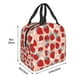 thumbnail image 3 of Easygdp Red Strawberry Bolsa Térmica Premium - Tela Oxford Impermeable, Gran Capacidad, Bolsillo Frontal, Unisex para Trabajo, Escuela, Actividades al Aire Libre y Picnics, 3 of 8