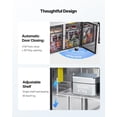 thumbnail image 4 of VEVOR 72" W Commercial Refrigerator, 18.7 Cubic Feet Sandwich Prep Refrigerator Table, Ultra Top Food Prep Refrigerator with 30 Pans & Cutting Boards, 4 of 9