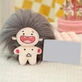 thumbnail image 3 of BAELLERT 11cm Naked Doll Toy Colorful Fluffy Hair Deciduous Teeth 12-Constellation Plushies Pretend Toy Unfinished Cotton Stuffed Idol Doll Plush Baby Doll Toy Girl Gift, 3 of 8