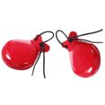 thumbnail image 4 of Miangastore 2pcs Wooden Castanets Percussion Instrument Percussion Castanets Musical Instruments, 4 of 9