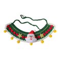 thumbnail image 3 of Collar de punto Salvador tejido a mano navideño para gatos y perros S, 3 of 10